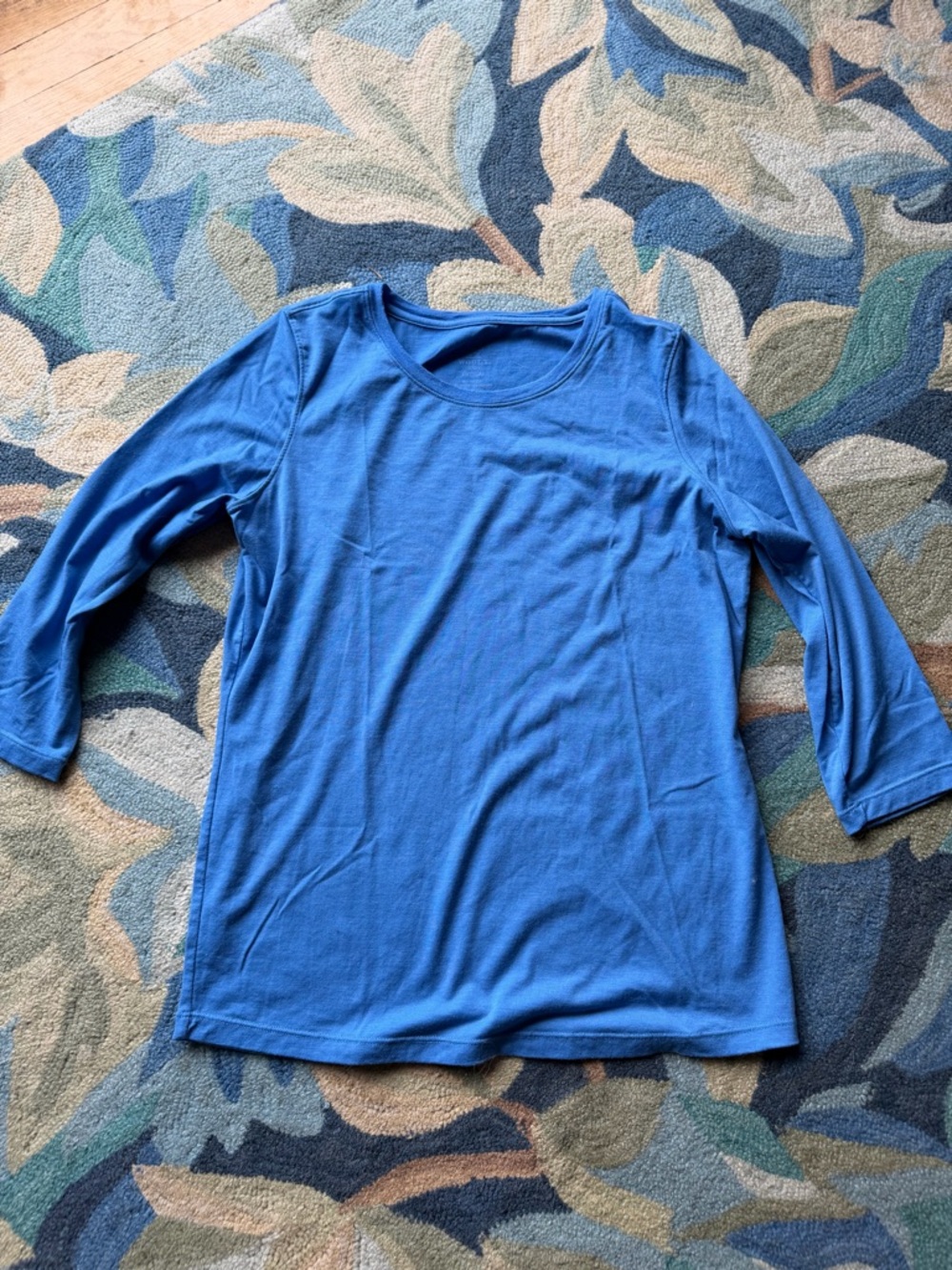 Woolx Women's Jenny 3/4 Sleeve Crew size medium - Picture 2 of 3
